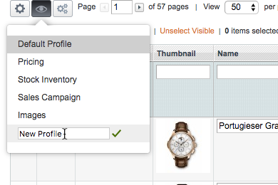 Create Multiple Product Grids (Profiles)