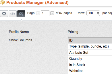 Persistent Product Grid Settings