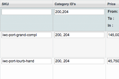 Search by Multiple Products SKU’s