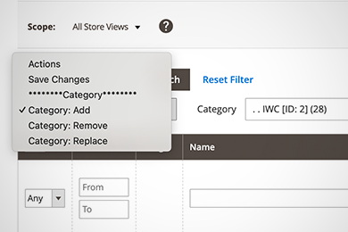 Mass Product Categories Updater