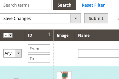 In Grid Editing